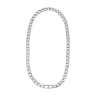 Naszyjniki męskie - Fossil męski naszyjnik łańcuszkowy ze stali szlachetnej z zapięciem typu karabińczyk - miniaturka - grafika 1