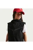 Kurtki i płaszcze dla chłopców - Bezrękawnik dla dużych dzieci (chłopców) Nike Tech Woven - Czerń - miniaturka - grafika 1