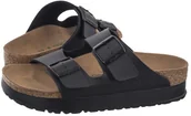 Sandały damskie - Birkenstock Arizona Platform Flex BF 1027395 Czarne 39 - miniaturka - grafika 1