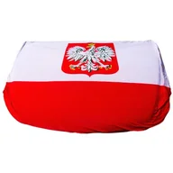 Gadżety dla kibiców - ENERO Pokrowiec Na Maskę Flaga Polska victoriasport-1009292-0 - miniaturka - grafika 1