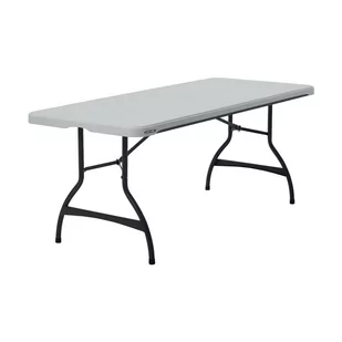 LIFETIME STÓŁ SKŁADANY DO PIĘTROWANIA 183 CM BIAŁ. GRANIT 80272 / - Stoły ogrodowe - miniaturka - grafika 2