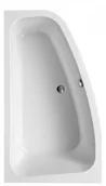 Wanny - Wanna narożna asymetryczna akrylowa SC012-WAL/P 160x90 cm - Lewa - miniaturka - grafika 1