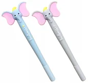 Cienkopisy - Długopisy ze słonikiem cienkopis SŁOŃ na szczęście SŁONIE dla dziecka - miniaturka - grafika 1