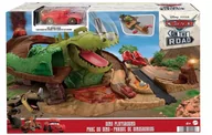 Zabawki konstrukcyjne - Disney Mattel Tor Cars Auta z Dinozaurem Dino HNL99 Zygzak Mcqueen - miniaturka - grafika 1
