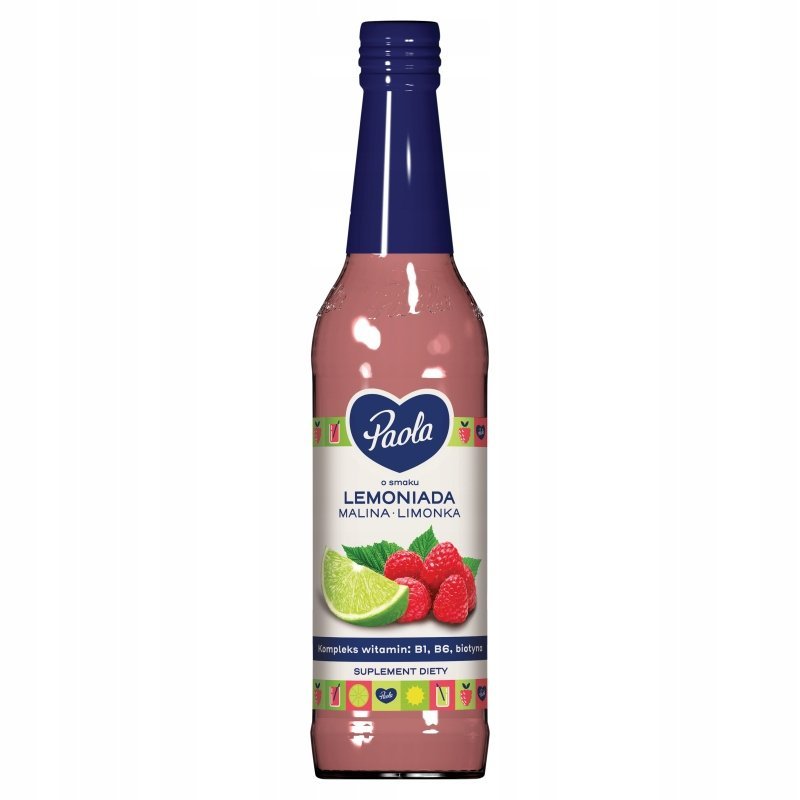 Paola Produkt o smaku lemoniada malina limonka 430 ml
