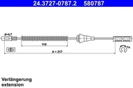 Linki hamulca postojowego - ATE LINKA HAMULCA 24.3727-0787.2 OPEL CORSA C 1.3CDTI 16V 05-06 - miniaturka - grafika 1