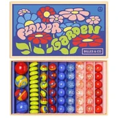 Gry planszowe - Billes & Co. Zestaw kulek Marble Box Flower Garden - miniaturka - grafika 1