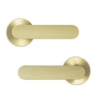 Klamki - Klamka do drzwi wewnętrznych na rozecie Java Złota Inspire - miniaturka - grafika 1