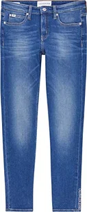 Calvin Klein Jeans Damskie dżinsy ze skinny botki Mid Rise, Dżinsowa średnia, 58W Krótki - Botki damskie - miniaturka - grafika 1