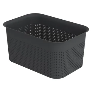 Rotho Brisen pojemnik łazienkowy 4,5 l czarny 1023708080 - Koszyki łazienkowe - miniaturka - grafika 2