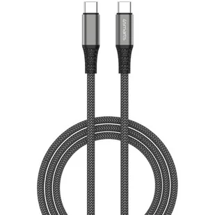 Kabel USB-C - USB-C 4SMARTS PremiumCord 100W 3 m Czarny - Kable USB - miniaturka - grafika 1