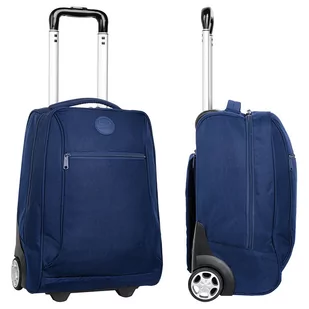 Plecak Szkolny Na Kółkach Coolpack Compact Rpet Navy F086638 - Plecaki szkolne i tornistry - miniaturka - grafika 1