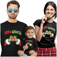 Koszulki męskie - 3 KOSZULKI ŚWIĄTECZNE ZESTAW CAŁEJ RODZINY GRINCH RODZINY 2+1 - miniaturka - grafika 1