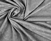 Pasmanteria - Mikrofaza Tkanina Obiciowa Zamsz Welur Materiał Meble Jasny Szary 0,5 Mb - miniaturka - grafika 1