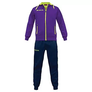 Givova, stroju zwycięzca, fioletowy/żółty fluo, 2XS - Zestawy męskiej odzieży sportowej - miniaturka - grafika 1