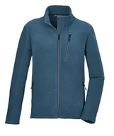 Kurtki męskie - killtec Męska kurtka polarowa ze stójką KOW 84 MN FLC JCKT, stalowo-niebieska, 4XL, 41826-000 - miniaturka - grafika 1
