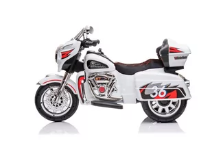 Motor Na Akumulator Trójkołowy Goldwing Biały - Pojazdy elektryczne dla dzieci - miniaturka - grafika 4