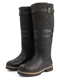 TRAVELIN' Skórzane kozaki "Frederikstad" w kolorze czarnym - Kozaki damskie - miniaturka - grafika 1