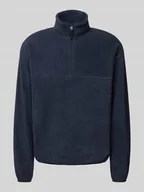 Kurtki męskie - Sweter z polaru z kołnierzem zapinanym - miniaturka - grafika 1