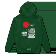 Odzież do sportów motorowych - Bluza z kapturem Nissan 300ZX zielona-XXL - miniaturka - grafika 1