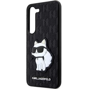 Karl Lagerfeld KLHCS23MSAKLHCPK S23+ S916 hardcase czarny/black Saffiano Monogram Choupette - Etui i futerały do telefonów - miniaturka - grafika 6