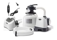 Akcesoria do basenów - Intex Pompa filtrująca piaskowa 6m3/h z generatorem chloru - miniaturka - grafika 1