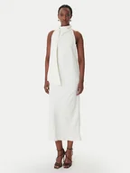 Sukienki - Marella Sukienka koktajlowa Ninfee 2613221083 Écru Regular Fit - miniaturka - grafika 1