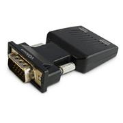 Kable komputerowe i do monitorów - Savio Adapter HDMI VGA/Audio - miniaturka - grafika 1