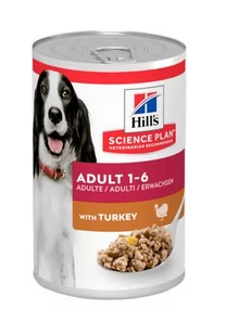 Hill's Science Plan Hill's Canine Adult, 6 x 370 g - Indyk - Mokra karma dla psów - miniaturka - grafika 1