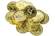 Prace ręczne dla dzieci - Kemis - House of Gadgets, Skarb pirata - zestaw 20 złotych monet - miniaturka - grafika 1