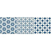 Płytki ceramiczne - Dekor ścienny Avignon cobalt 1 14,8 x 44,8 Gat.1 - miniaturka - grafika 1