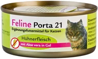 Mokra karma dla kotów - Feline Porta 21, 6 x 156 g - Kurczak z aloesem - miniaturka - grafika 1