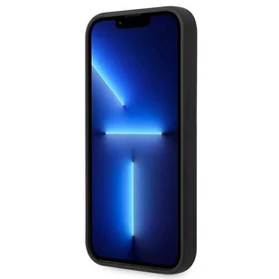 Etui BMW BMHCP14XSILBK iPhone 14 Pro Max 6,7" czarny/black Silicone Metal Logo - Etui i futerały do telefonów - miniaturka - grafika 5