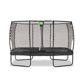 Trampoliny - Exit Trampolina ogrodowa Allure Premium 214x366 - Czarna - miniaturka - grafika 1