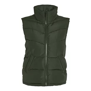 Noisy May Damska kamizelka NMDALCON S/L NOOS Steppweste, Kombu Green, Kombu Zielony, S - Kamizelki damskie - miniaturka - grafika 1