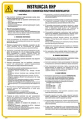 Instrukcje stanowiskowe BHP - IAF02 INSTRUKCJA BHP PRZY WNOSZENIU I DEMONTAŻU RUSZTOWAŃ BUDOWLANYCH, HN - PŁYTA ELASTYCZNA 0,4MM; (245X350MM) - miniaturka - grafika 1