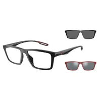 Okulary korekcyjne, oprawki, szkła - Emporio Armani 4189U 50171W 55 - miniaturka - grafika 1