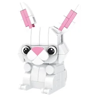 Klocki - Klocki Konstrukcyjne Królik Świat Zwierząt Figurka Animals Kreatywne 131 El - miniaturka - grafika 1