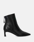 Botki damskie - Klasyczne czarne botki damskie na szpilce - Venezia - miniaturka - grafika 1