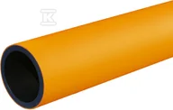 Rury - Kaczmarek Rura Tytan typ 2/2 gazowa PE100-RC 32X3.0mm, zwój 100m, SDR11, kolor pomarańczowy, dwuwarstwowa - miniaturka - grafika 1