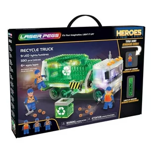 LASER PEGS Klocki Recycle Truck - Klocki - miniaturka - grafika 1