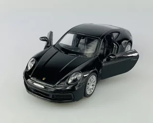 Welly Porsche 911 Carrera 4S Czarny 1:34 Samochód Nowy Metalowy Model - Samochody i pojazdy dla dzieci - miniaturka - grafika 1