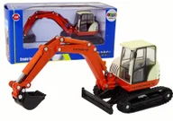 Samochody i pojazdy dla dzieci - Koparka Metalowa z Łyżką Ruchome Ramie 1:50 LEAN Toys - miniaturka - grafika 1