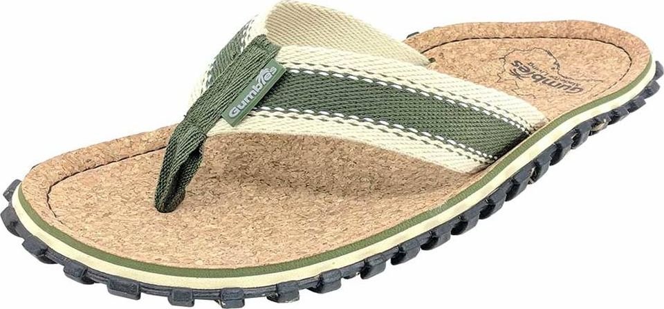 Gumbies Gumbies - męskie japonki CORKER - KHAKI 47