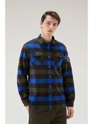 Koszule męskie - Woolrich Koszula "Trail" - Regular fit - w kolorze niebieskim ze wzorem - miniaturka - grafika 1