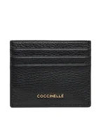 Etui na dokumenty i karty - Coccinelle Etui na karty kredytowe MW5 Metallic Soft E2 MW5 12 95 01 Czarny - miniaturka - grafika 1