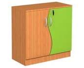 Meble do szkół i przedszkoli - Szafka szkolna Fala 22, szer. 800 mm - miniaturka - grafika 1