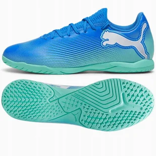 Buty Puma Future 7 Play IT 107942-01 niebieski 44 - Piłka nożna - miniaturka - grafika 1