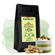 Cappuccino i kawy smakowe - Kawa ziarnista smakowa 1 kg Krem Pistacjowy arabika świeżo palona - miniaturka - grafika 1