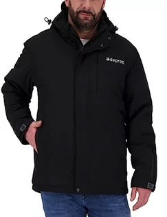 Kurtki męskie - Deproc Active męska kurtka zimowa i outdoorowa kurtka Montreal, czarna, XL - grafika 1